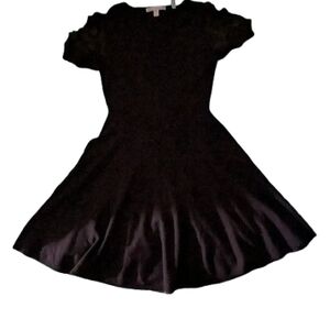 Draper James Black Dress with Blue Label